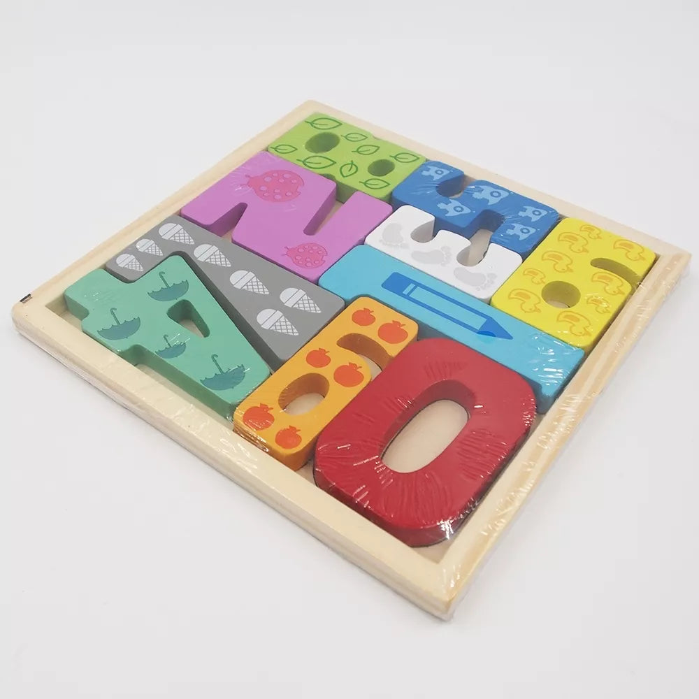 Dřevěné puzzle - skládačka