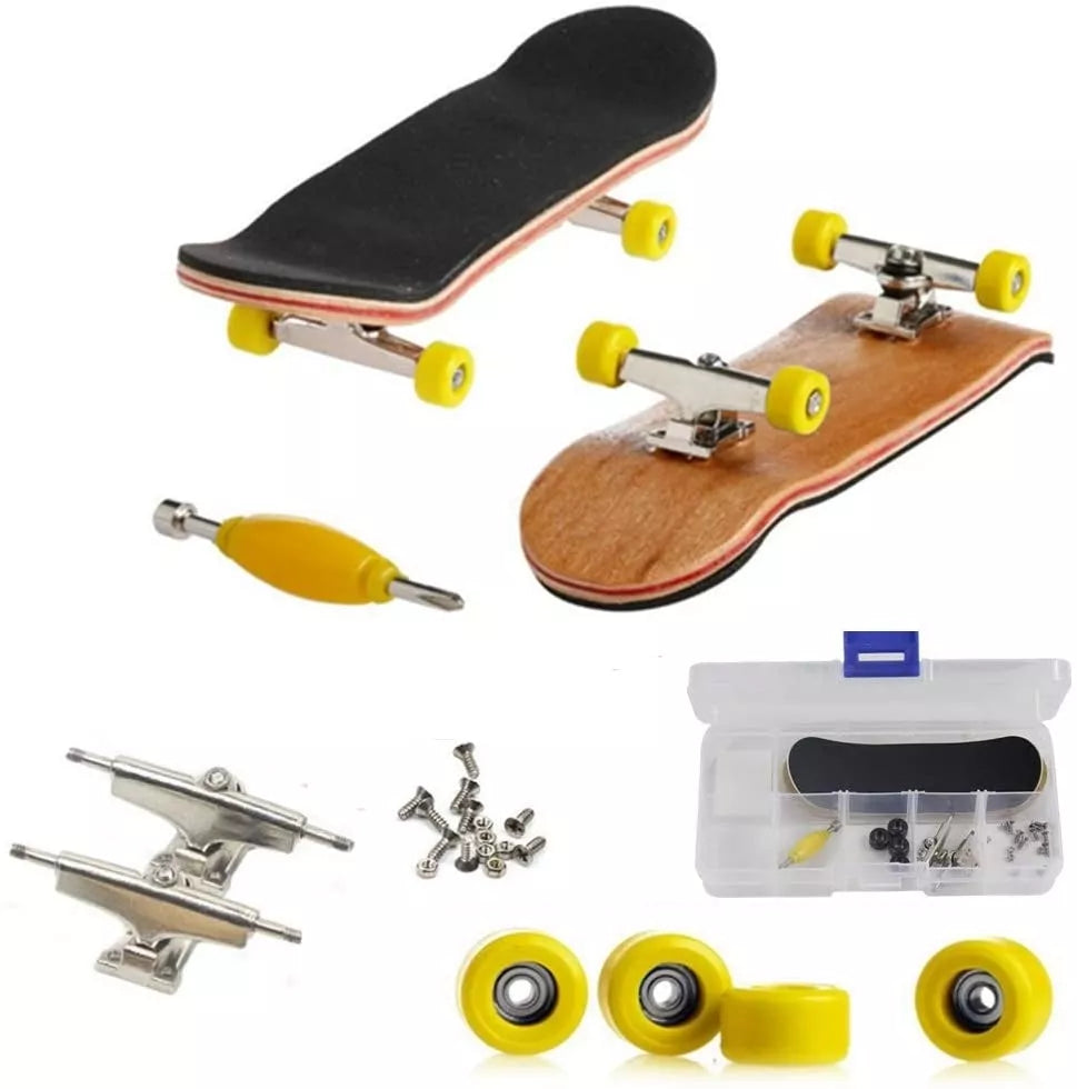 Dřevěný "Finger Board" skateboard