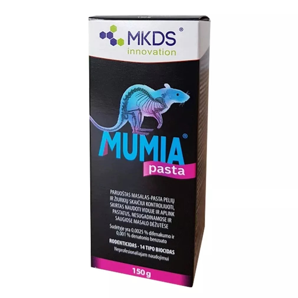 MUMIA pasta na hubení myší a krys, 150 g