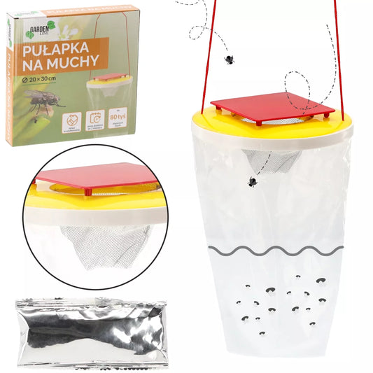 Lapač na mouchy a mušky (závěsný) 20 × 30 cm