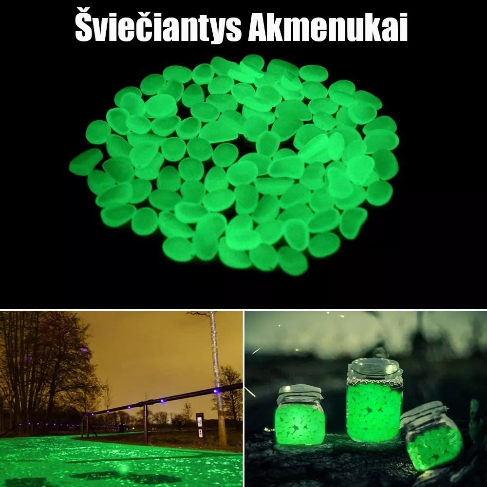 Noční svítící kamínky (zelené)