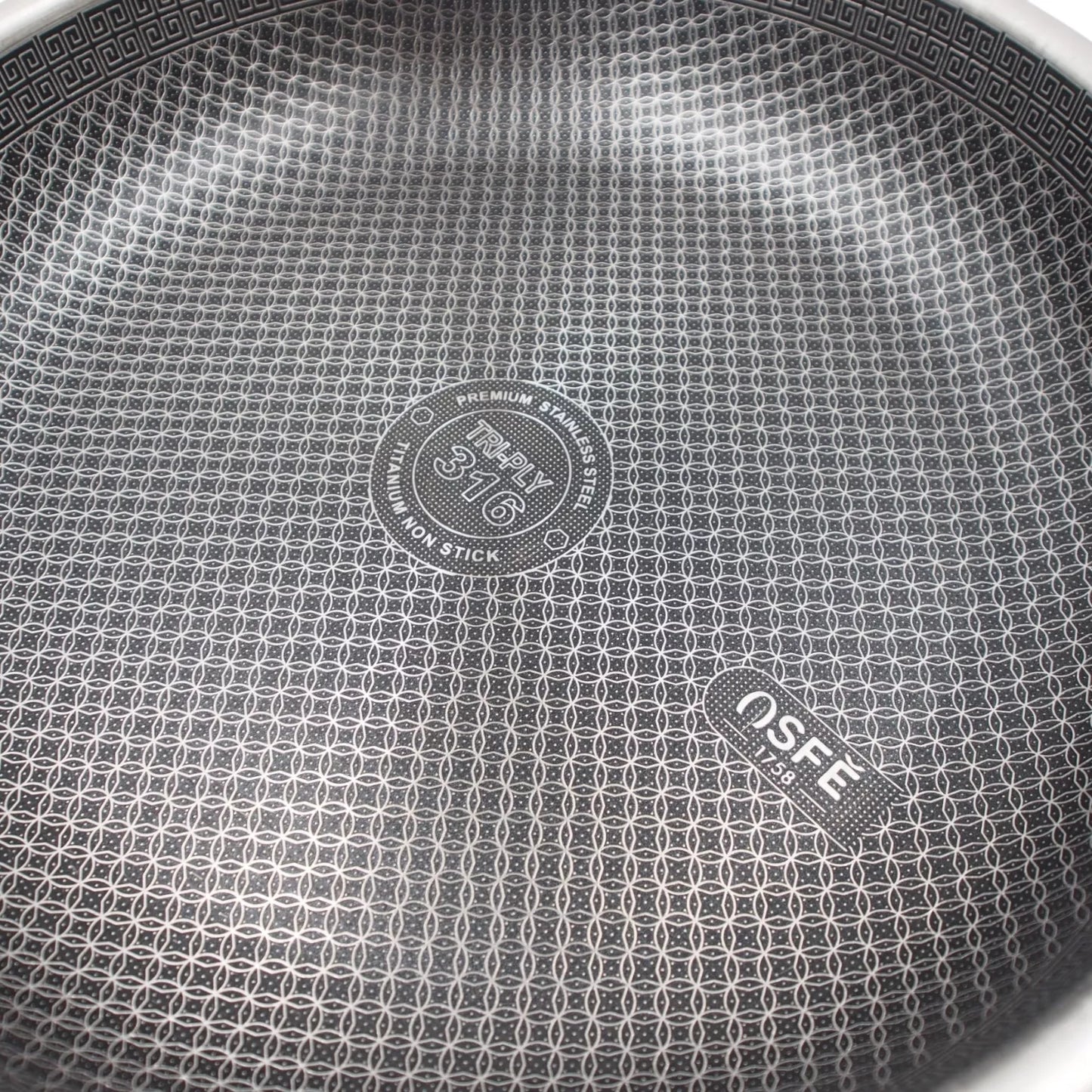 Nerūdijančio plieno keptuvė OSFE 316, 26 cm