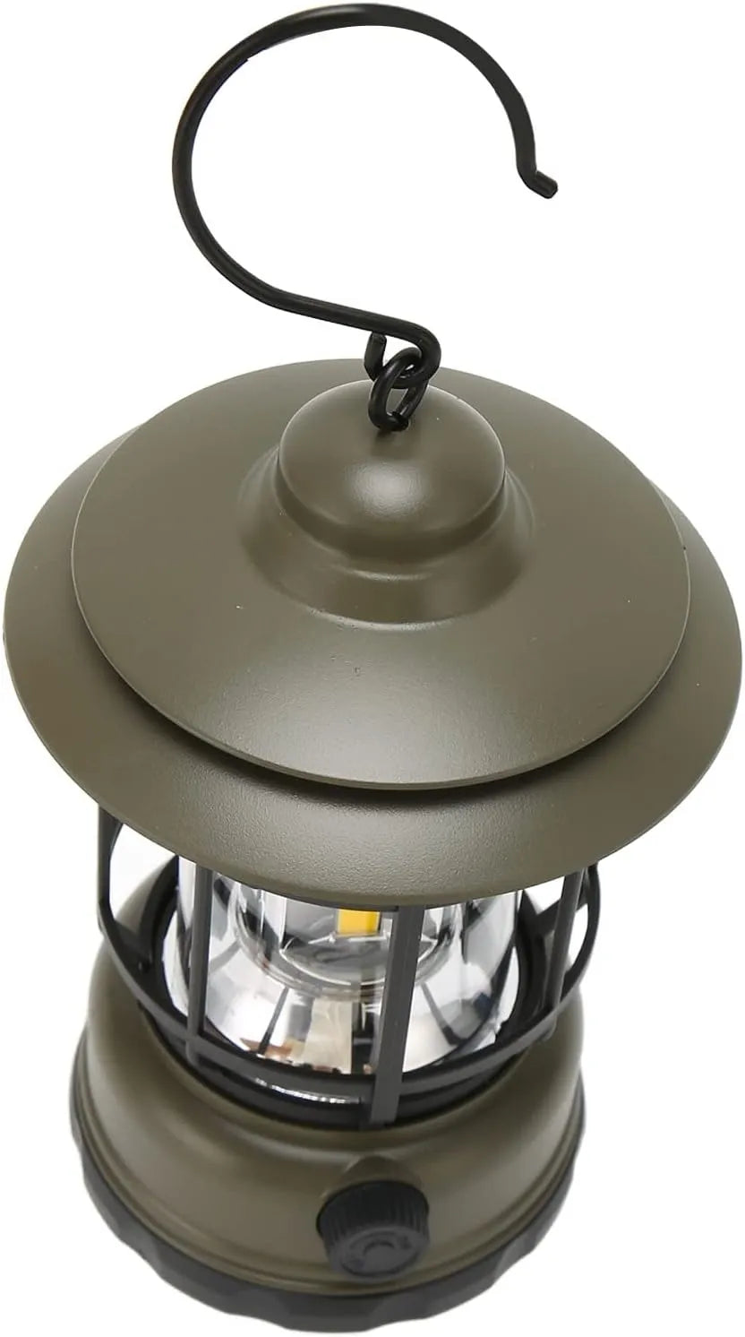 Přenosná LED kempingová lampa s háčkem na zavěšení (nabíjení přes USB)
