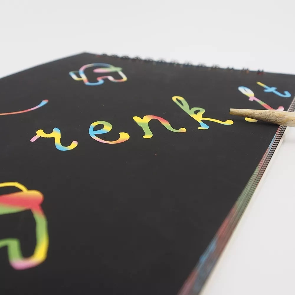 Vymazatelný blok "Rainbow" A5