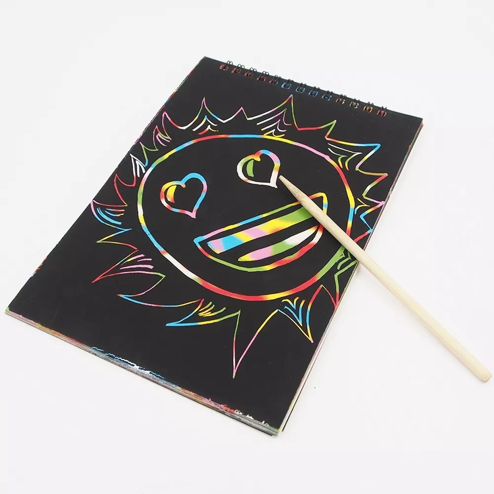 Vymazatelný blok "Rainbow" A5