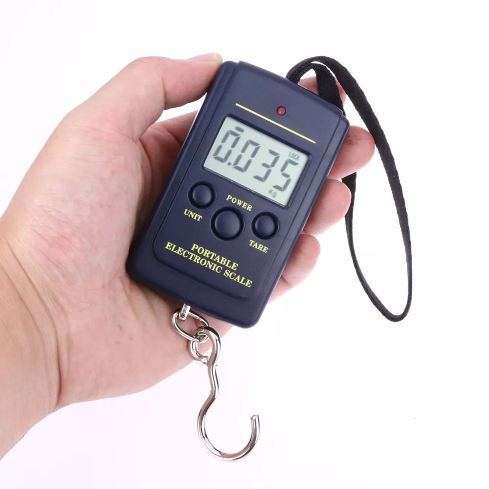 Závěsné elektronické váhy (40kg/10g)