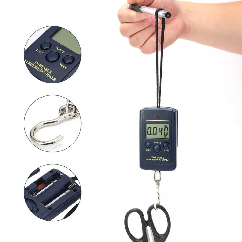 Závěsné elektronické váhy (40kg/10g)