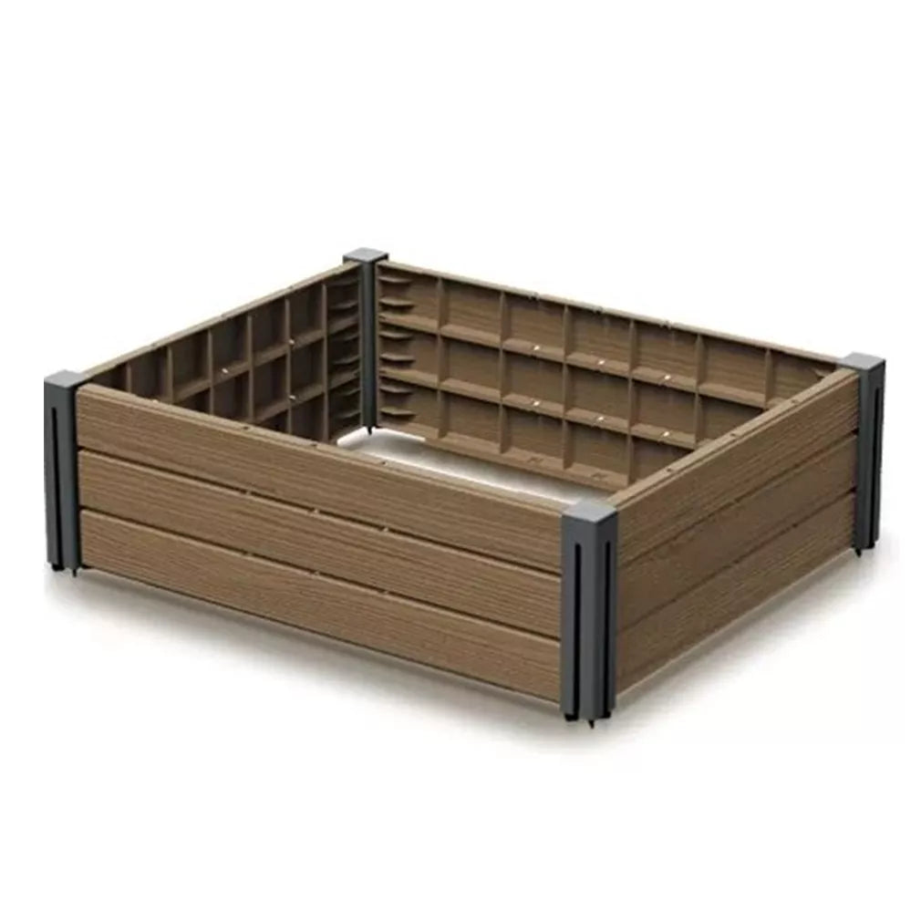 Vyvýšený záhon Base Plant 75,6 × 61,8 × 23 cm, hnědý (83 l)
