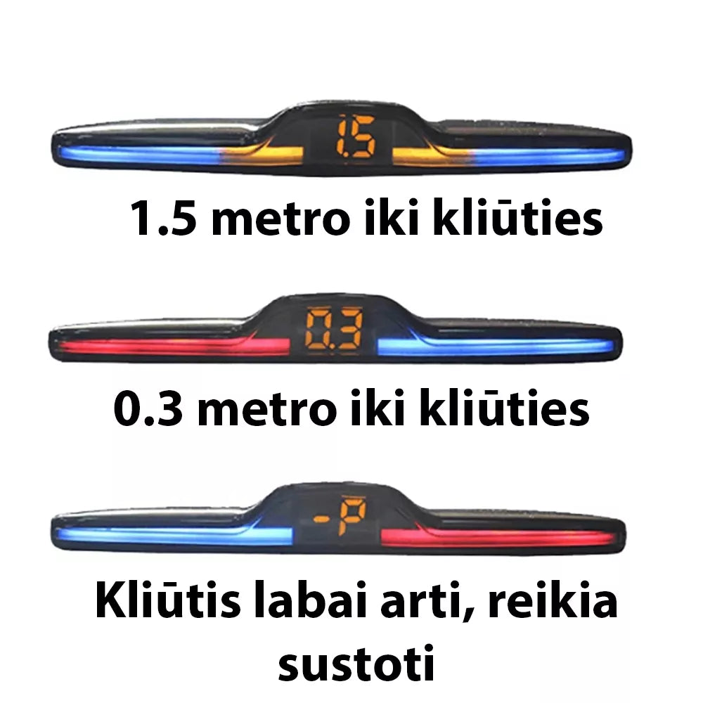 Parkovací systém se 4 senzory