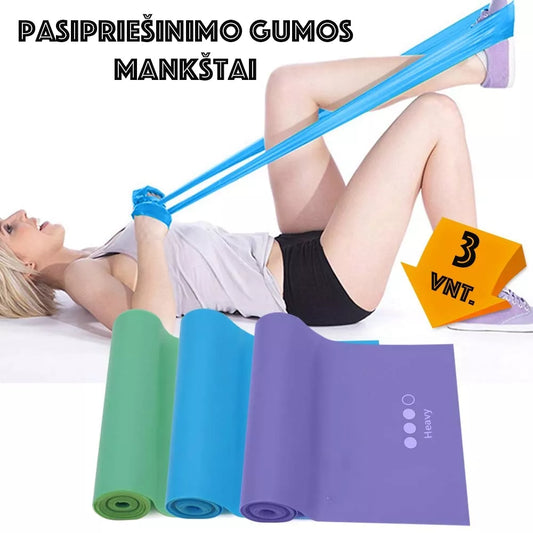 Sada odporových gum 3 ks