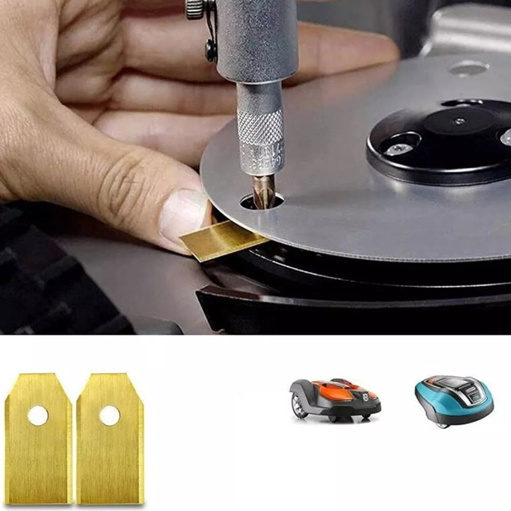 Sada žiletek pro robotické sekačky, 9 ks.