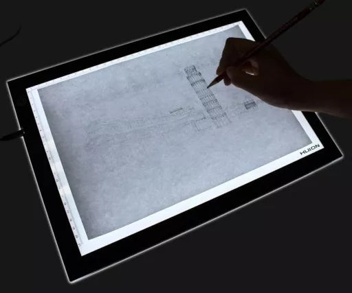 Kreslicí tabule s LED osvětlením A4