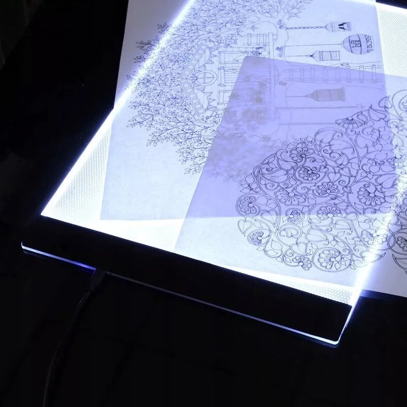 Kreslicí tabule s LED osvětlením A4