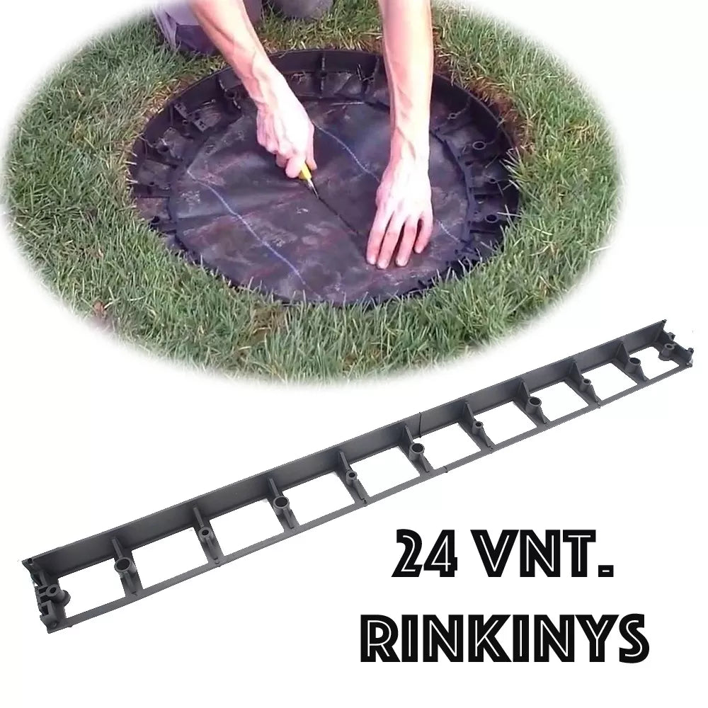 Plastový obrubník 45 x 24 ks.