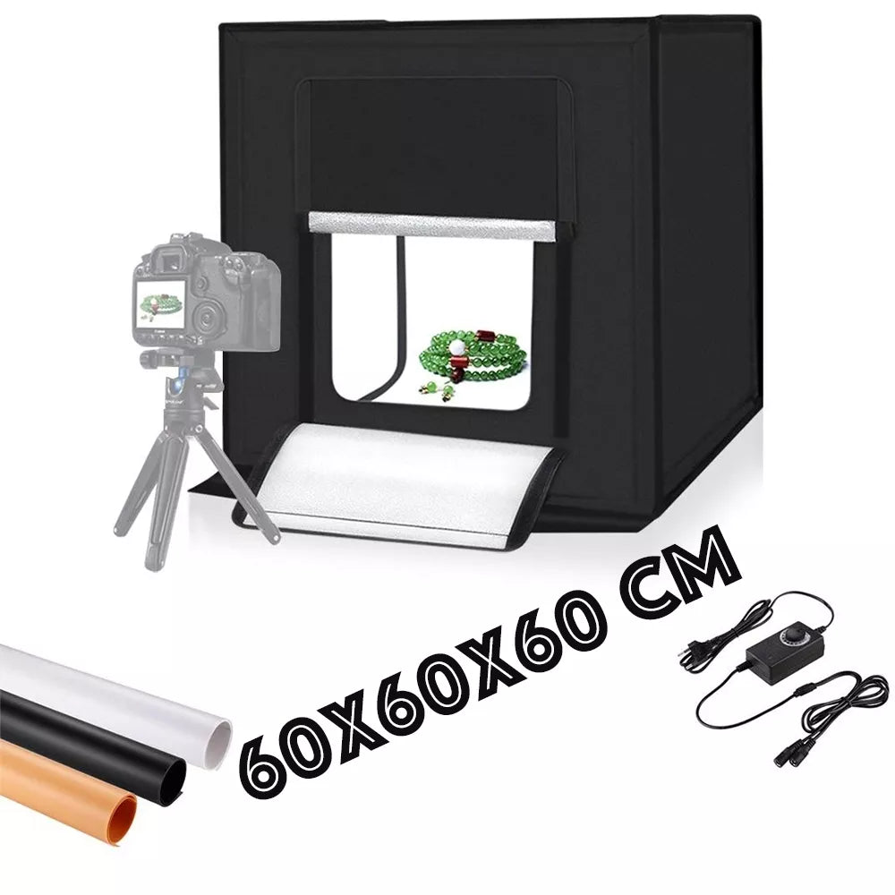 Profesionální fotografická box s LED osvětlením 60 CM.
