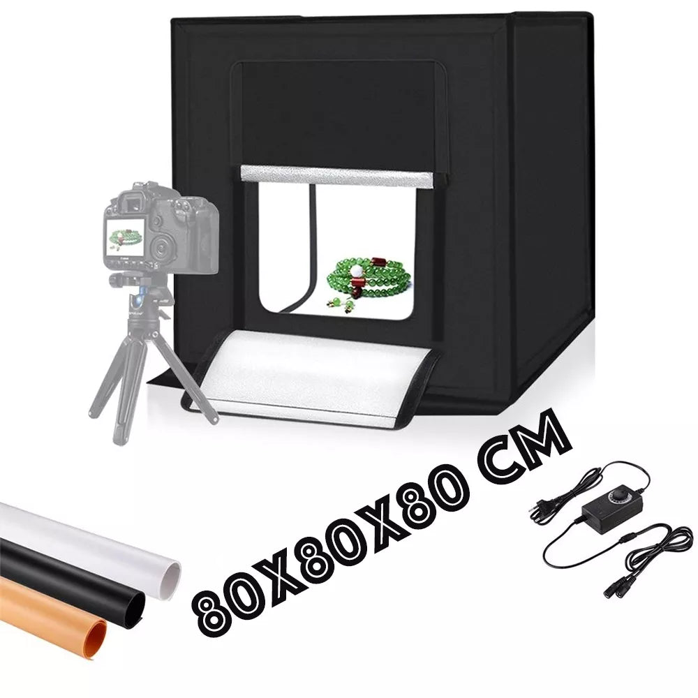 Profesionální fotografická box s LED osvětlením 80 CM.