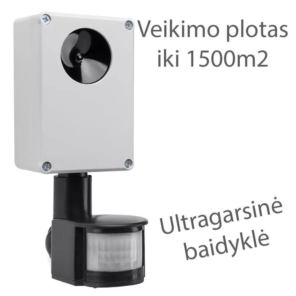 Profesionální ultrazvukový odpuzovač 1500 m2