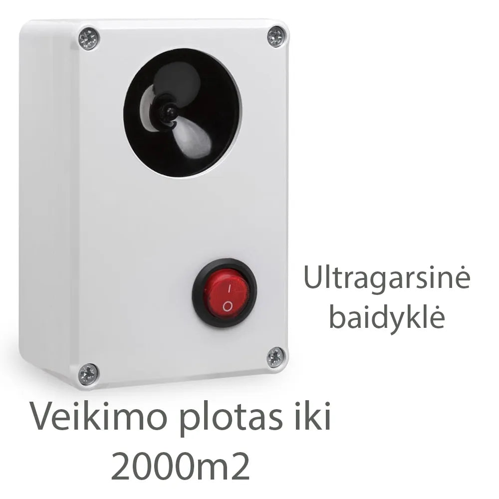 Profesionální ultrazvukový odpuzovač 2000 m2