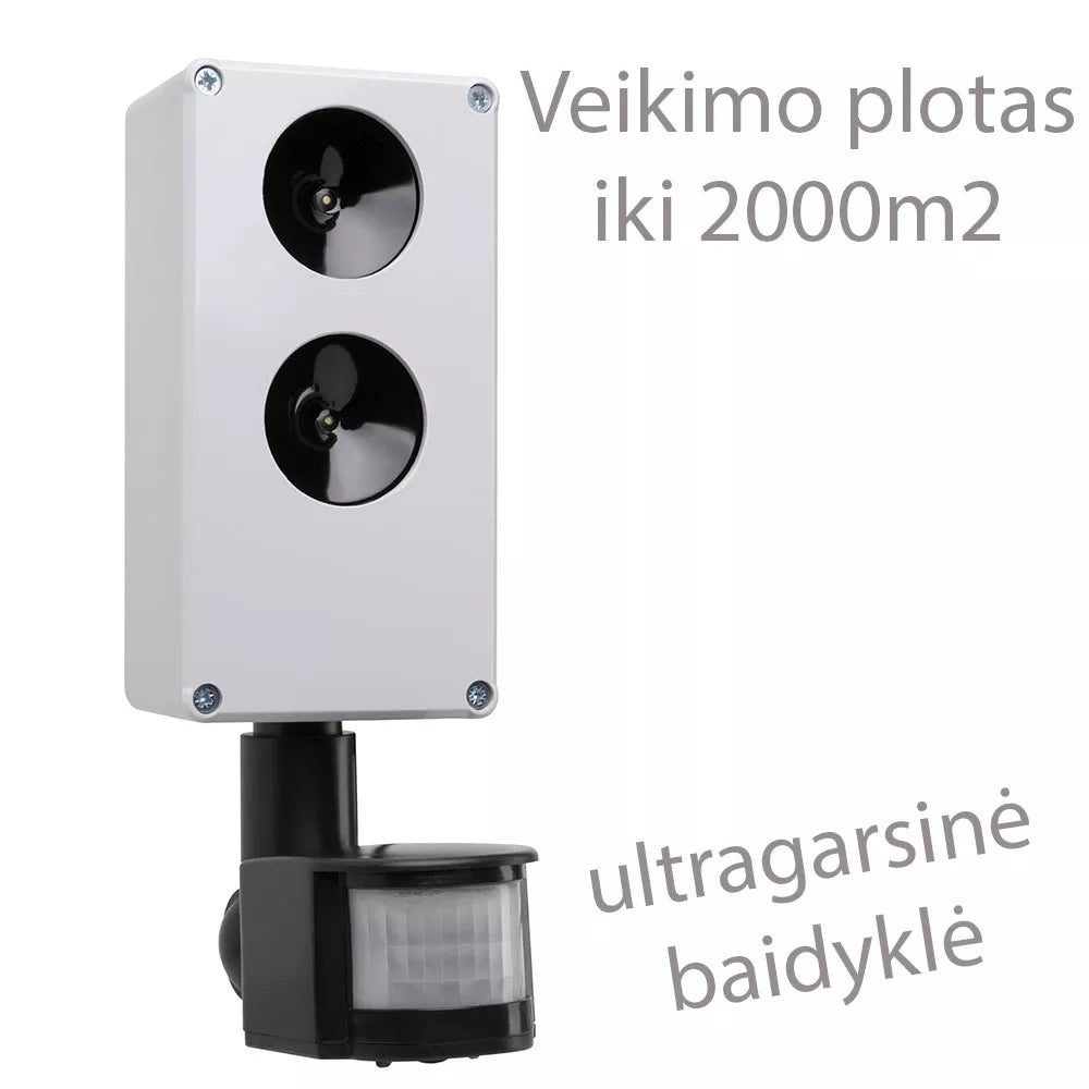 Profesionální ultrazvukový odpuzovač 2000m2