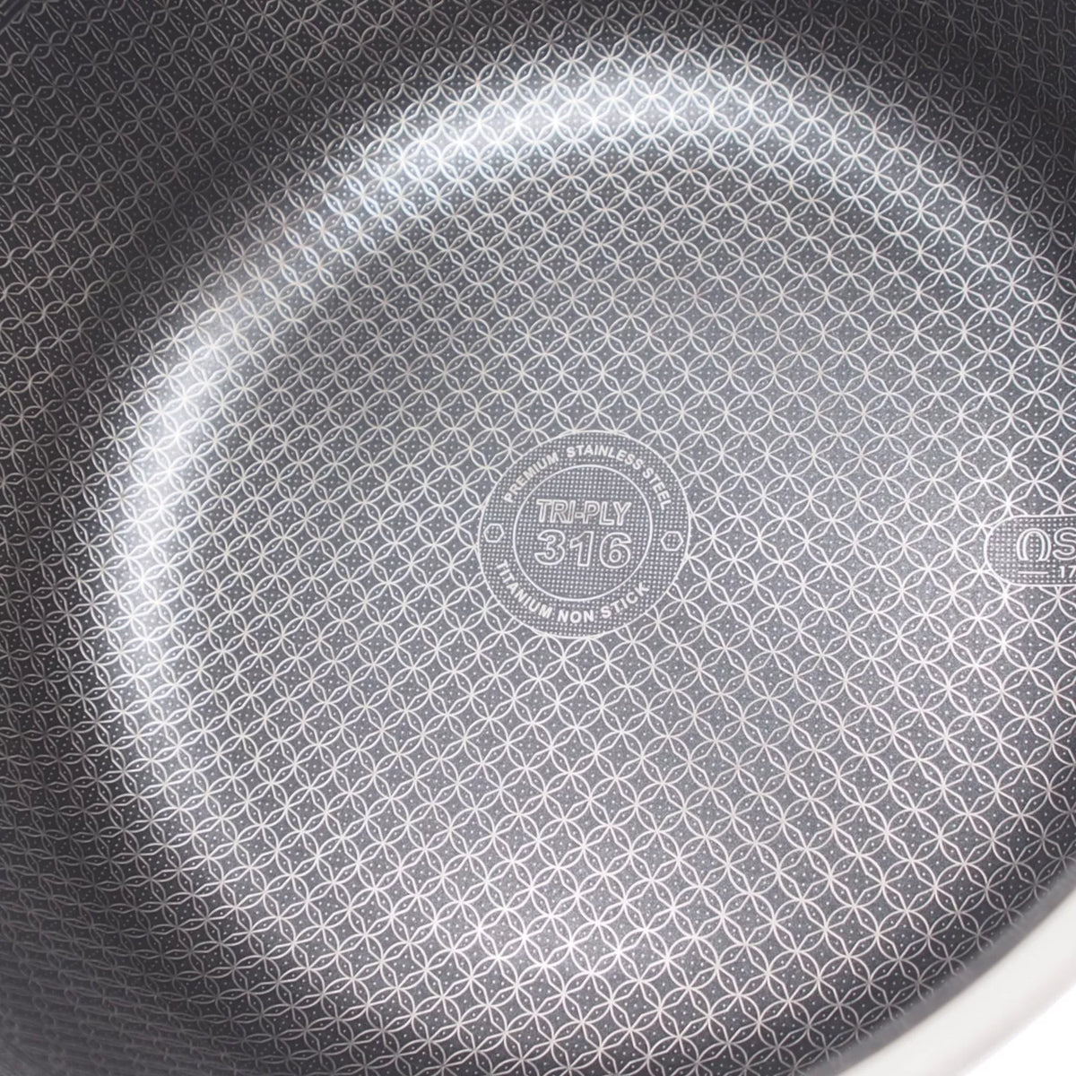 Puodas su dangčiu OSFÉ Tri-Ply, 28 cm, 8 l