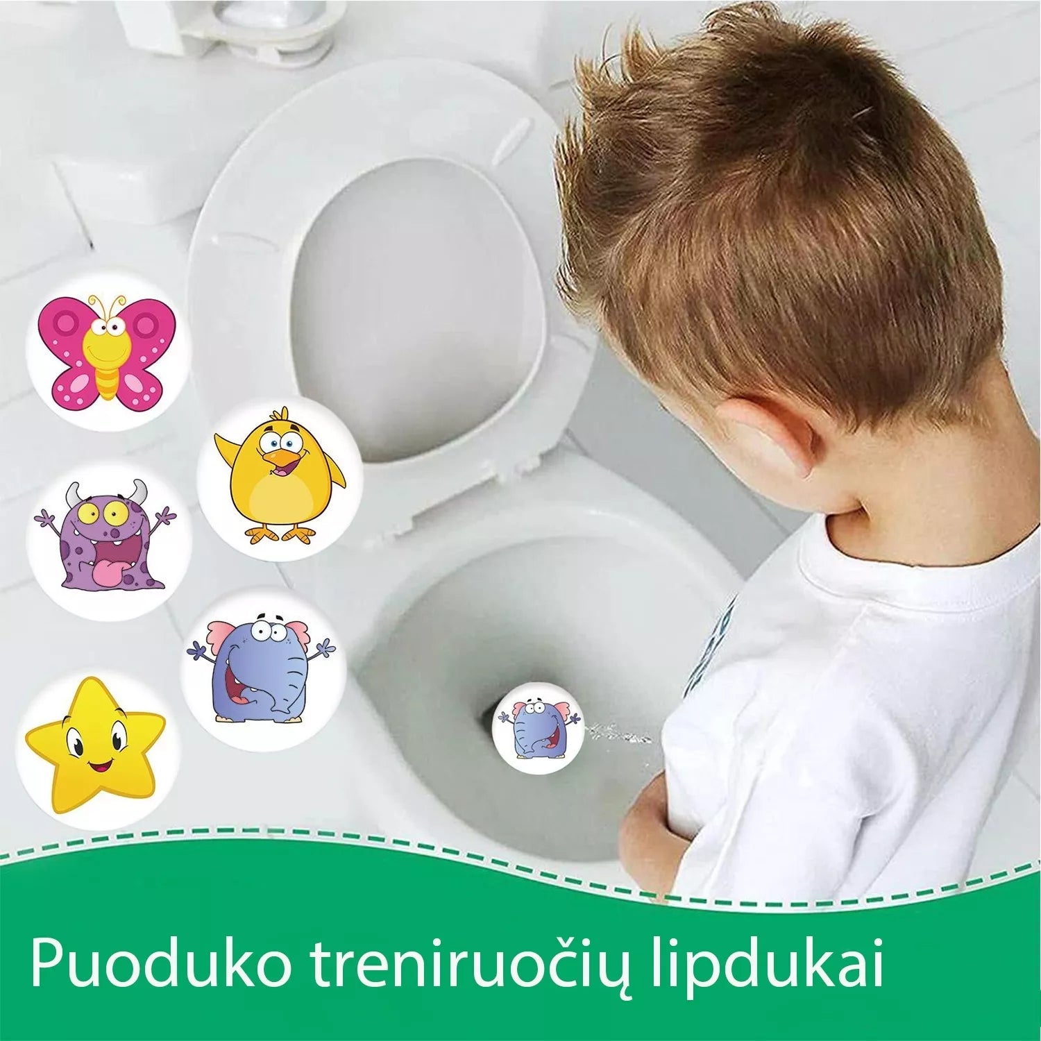 Výukové tréninkové nálepky na tágo, 5 ks.