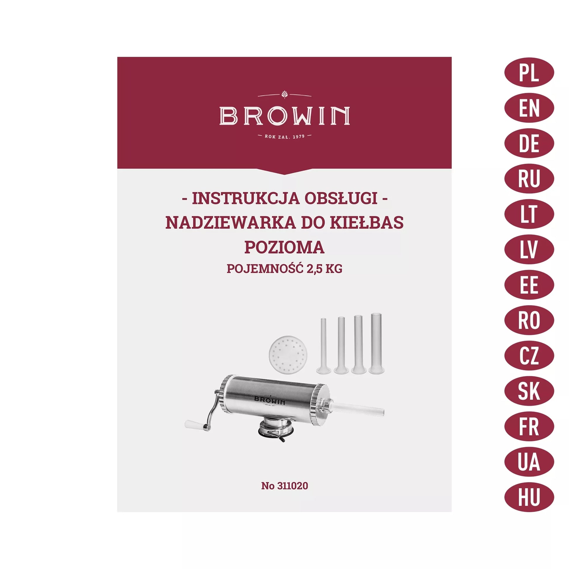 Rankinis horizontalus kimštuvas 2,5kg