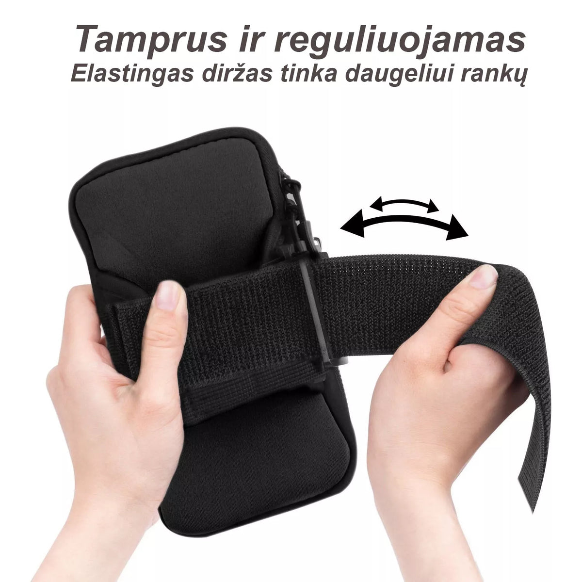 Pouzdro na ruku - sportovní pouzdro na telefon - Neonové (žluté)