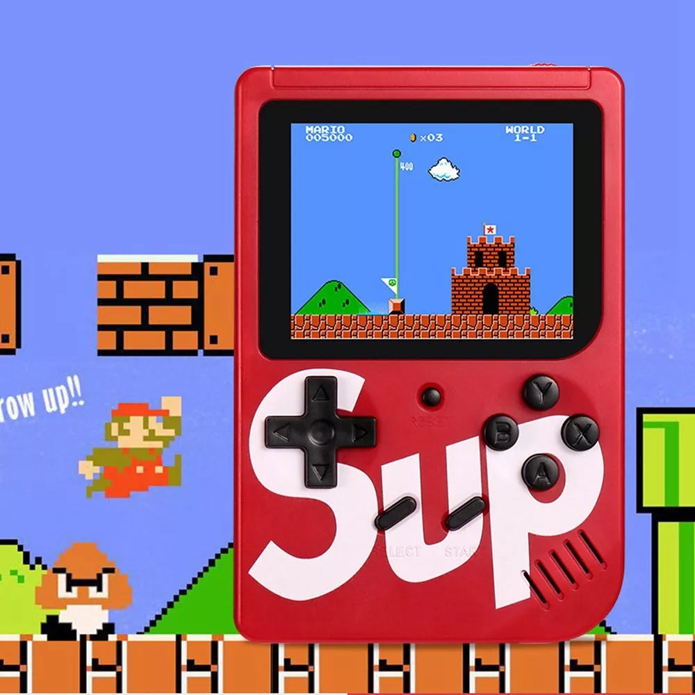 Retro klasická přenosná herní konzole