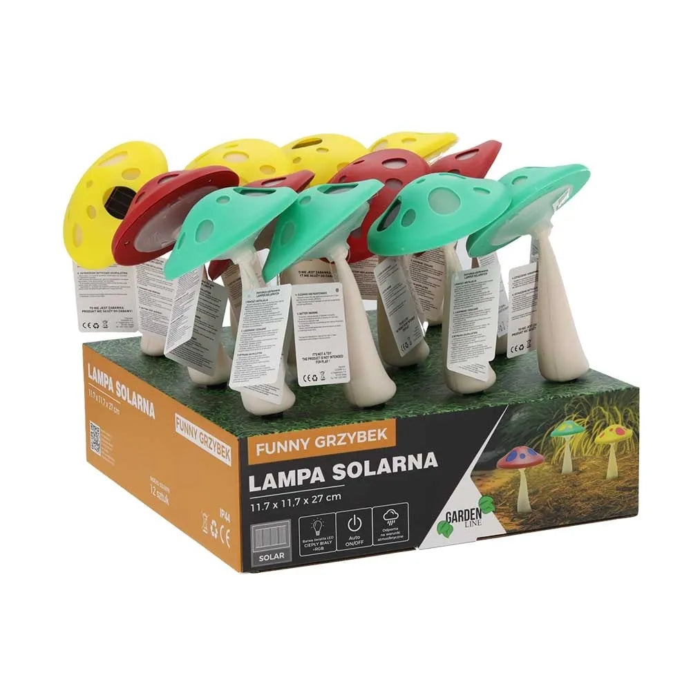 Solární nabíjecí zahradní lampa „Grybukas“