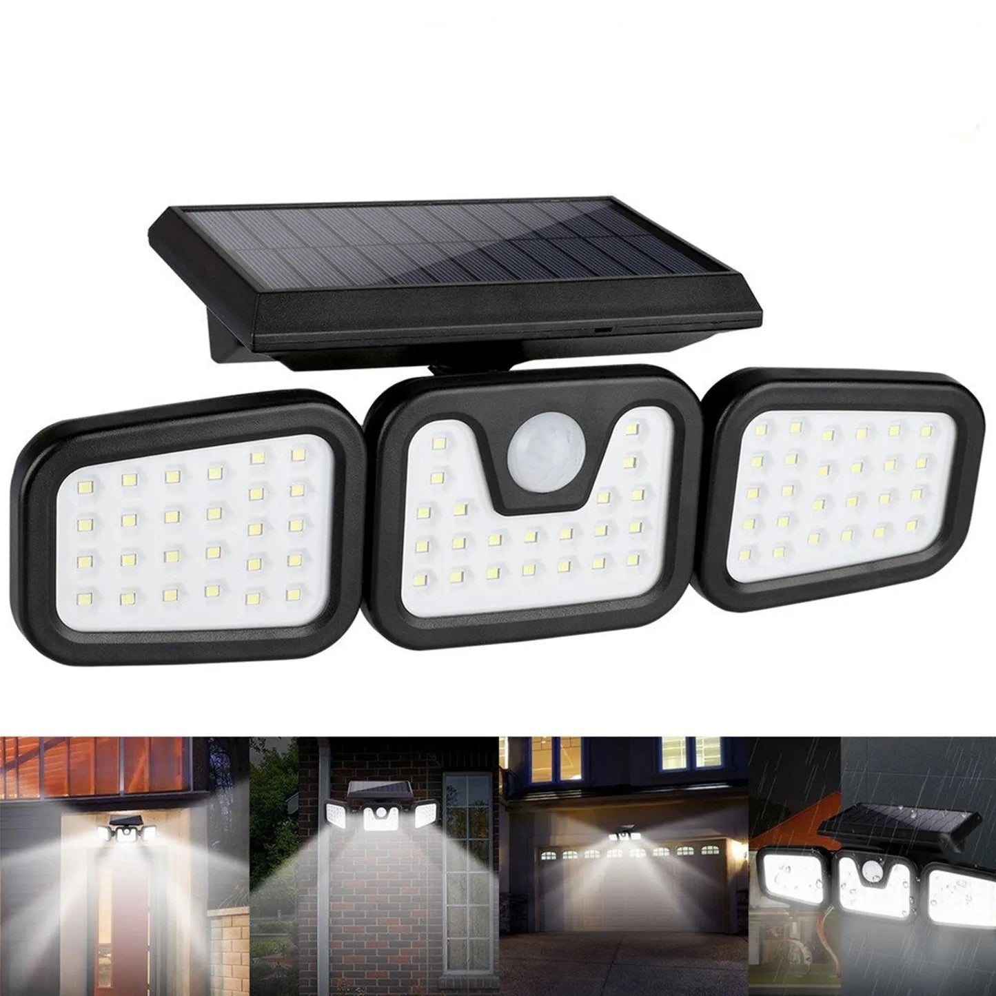 Solární LED svítidlo s pohybovým senzorem nabíjené sluneční energií