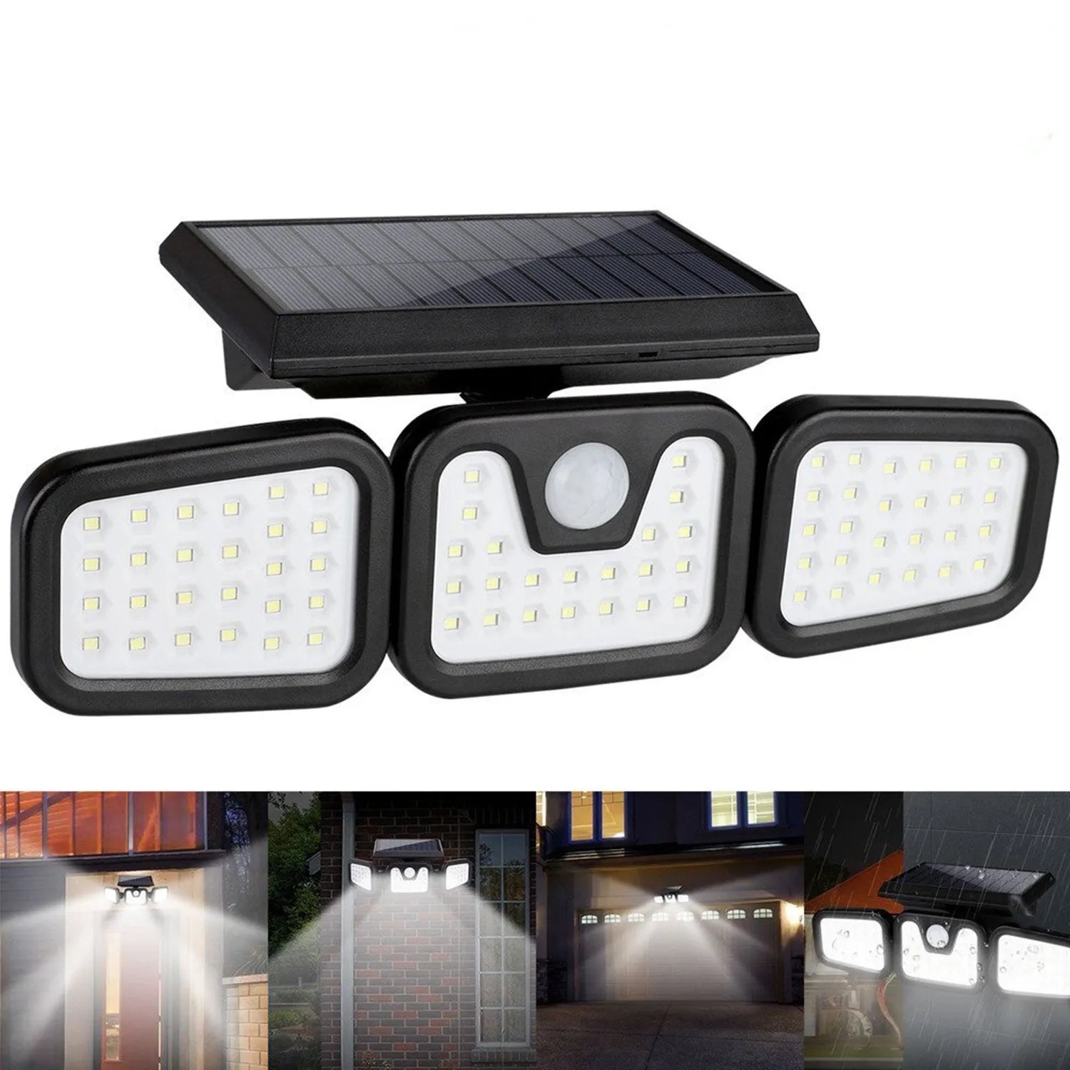 Solární LED svítidlo s pohybovým senzorem nabíjené sluneční energií