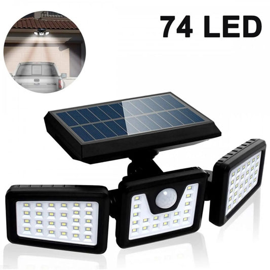 Solární LED svítidlo s pohybovým senzorem nabíjené sluneční energií