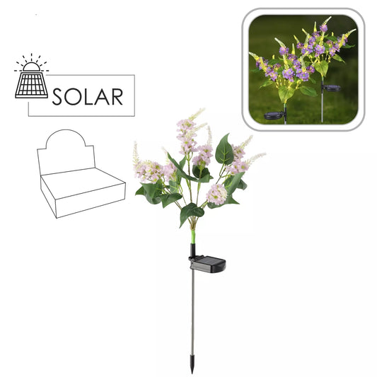 Dekorativní LED lampa „Pentinius“ napájená solární energií, 68 cm