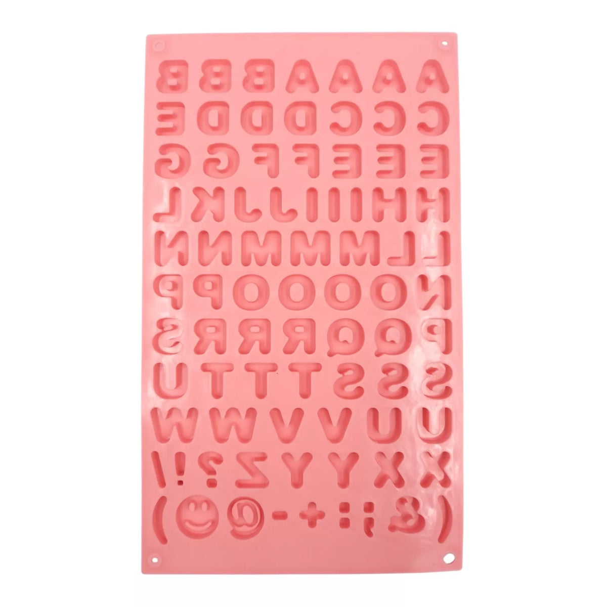 Silikoninė forma raidėms – 29,5 × 17 × 0,6 cm