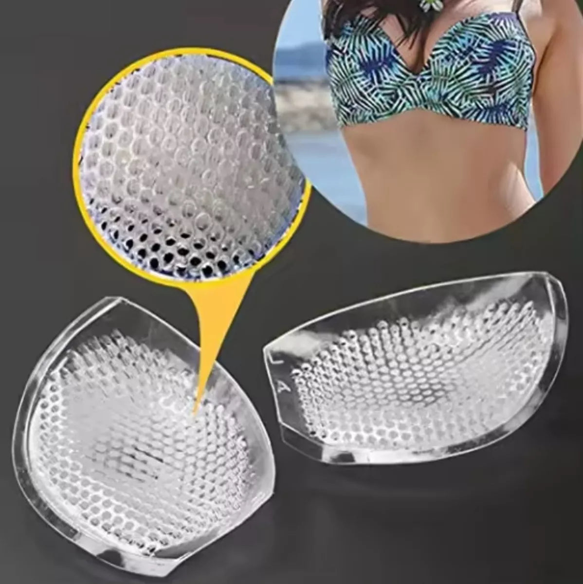 Silikonové podprsenkové vložky