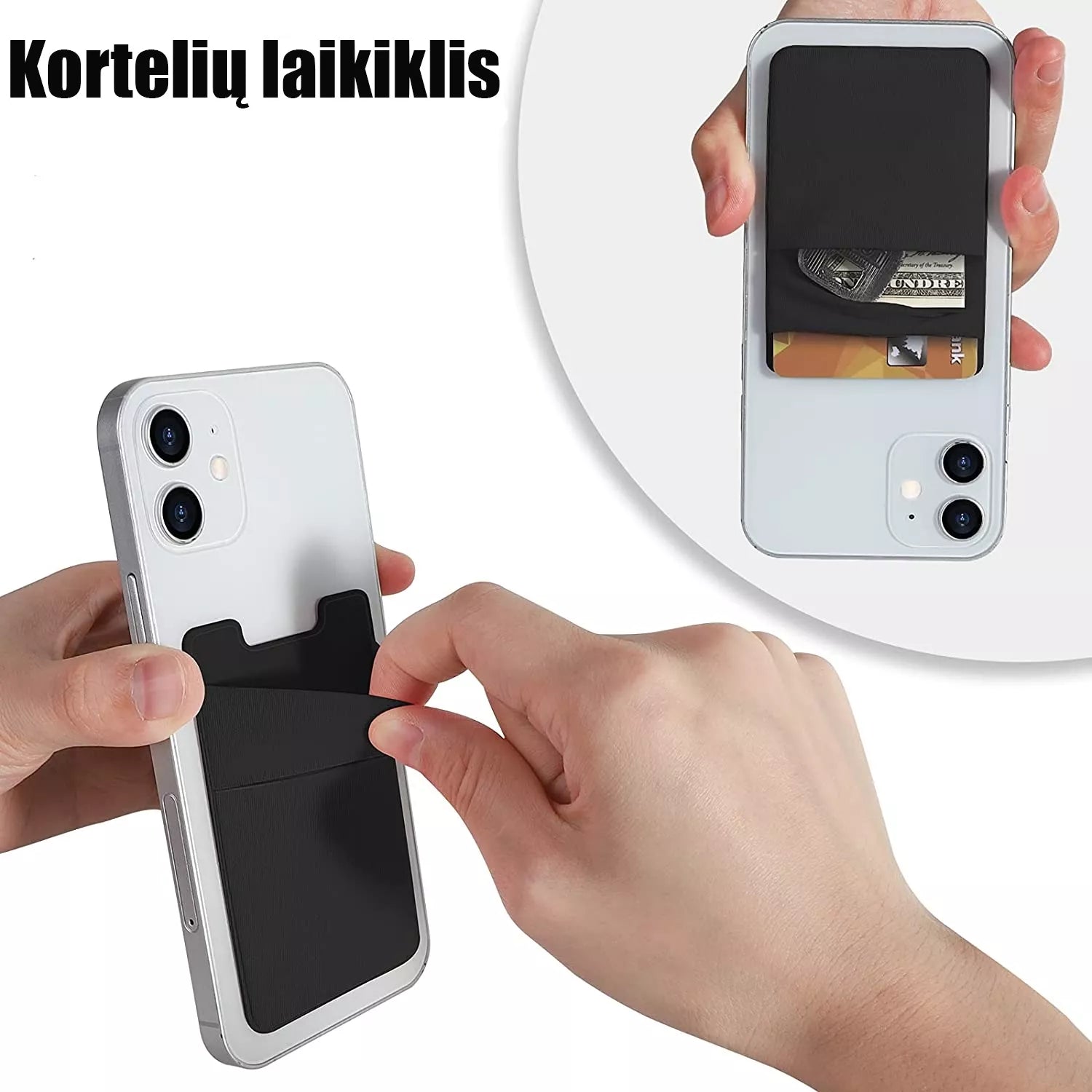 Silikonový držák na karty