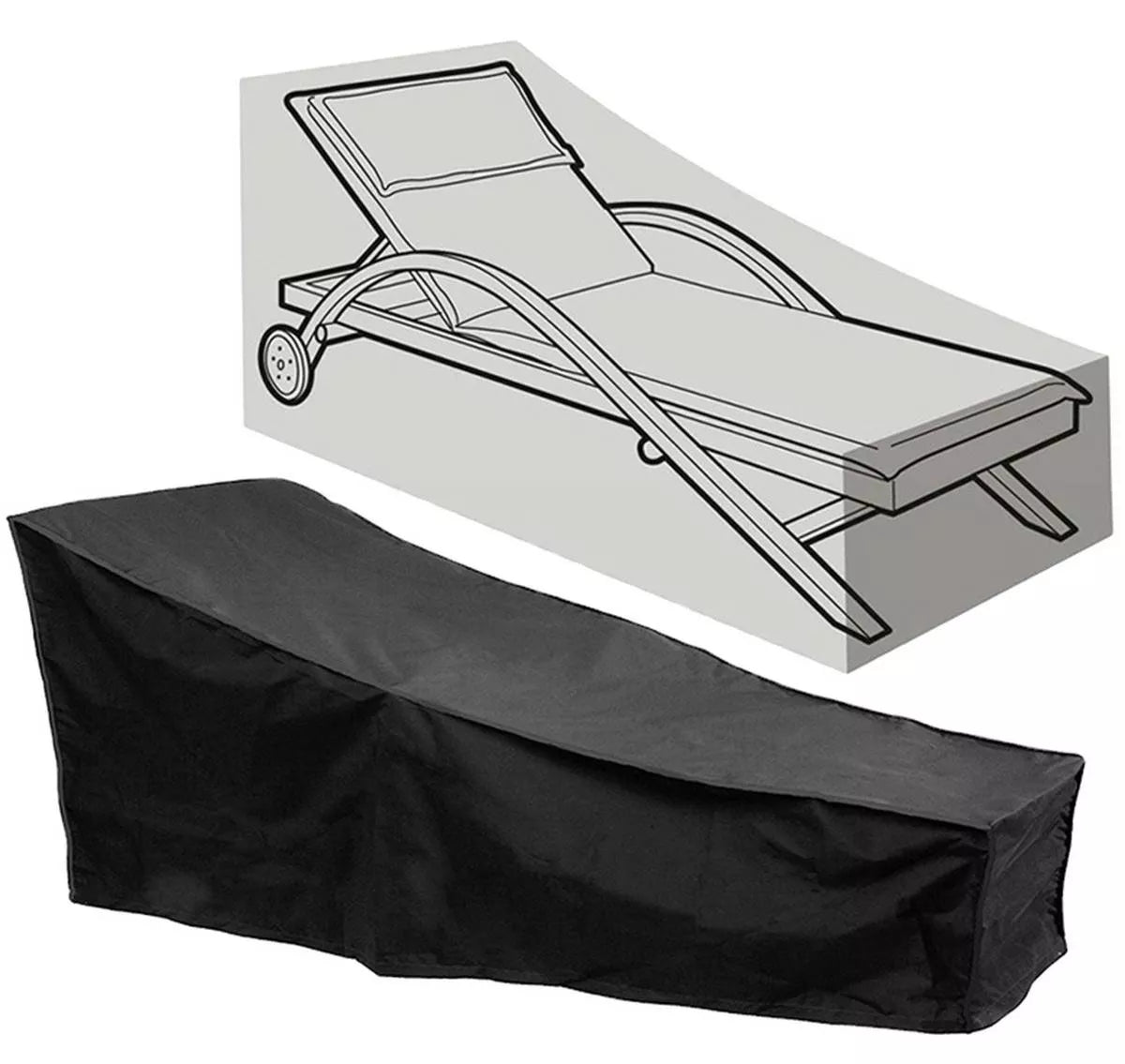 Potah na zahradní lehátko 200x70x40