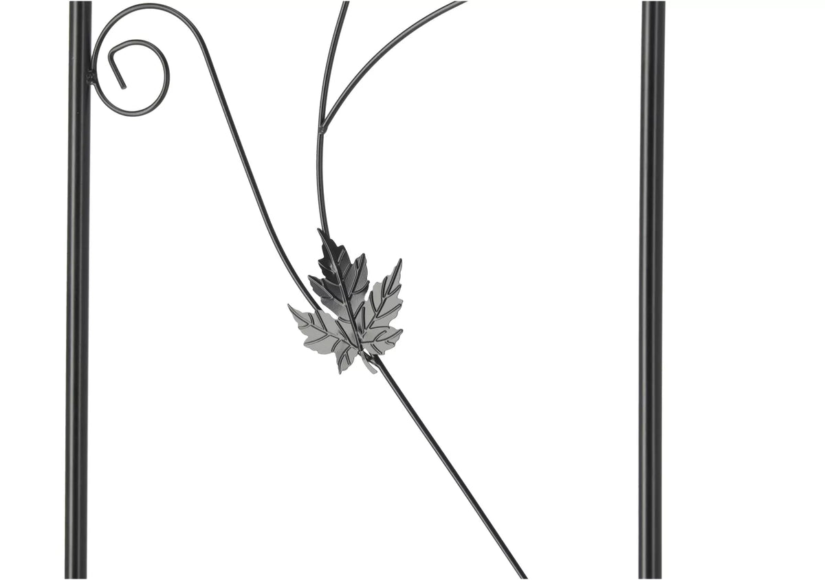 Zahradní pergola s dekoracemi 114 × 37 × 230 cm