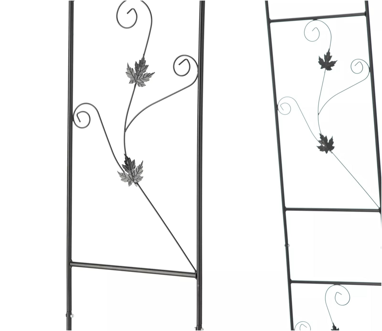 Zahradní pergola s dekoracemi 114 × 37 × 230 cm