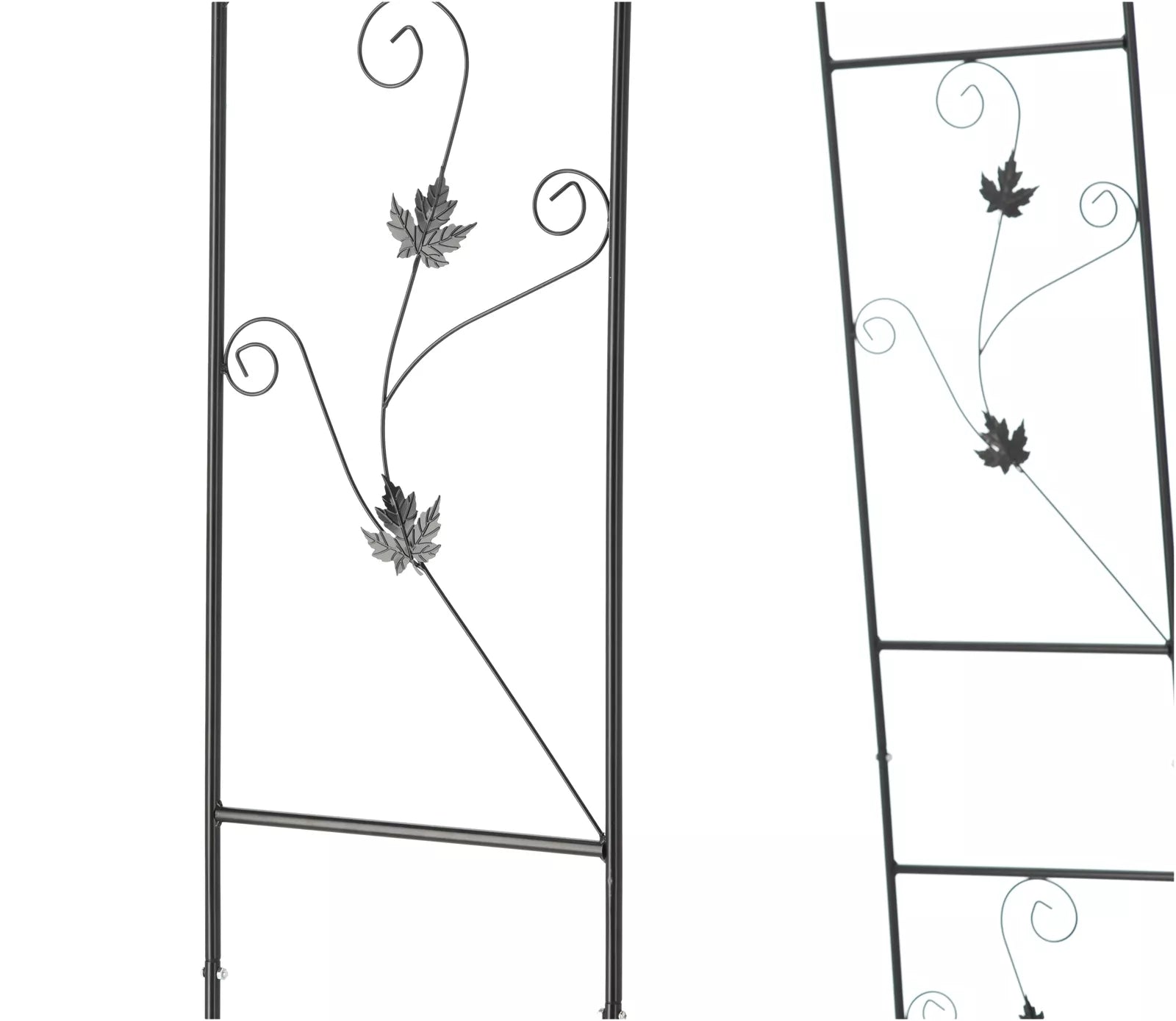 Zahradní pergola s dekoracemi 114 × 37 × 230 cm
