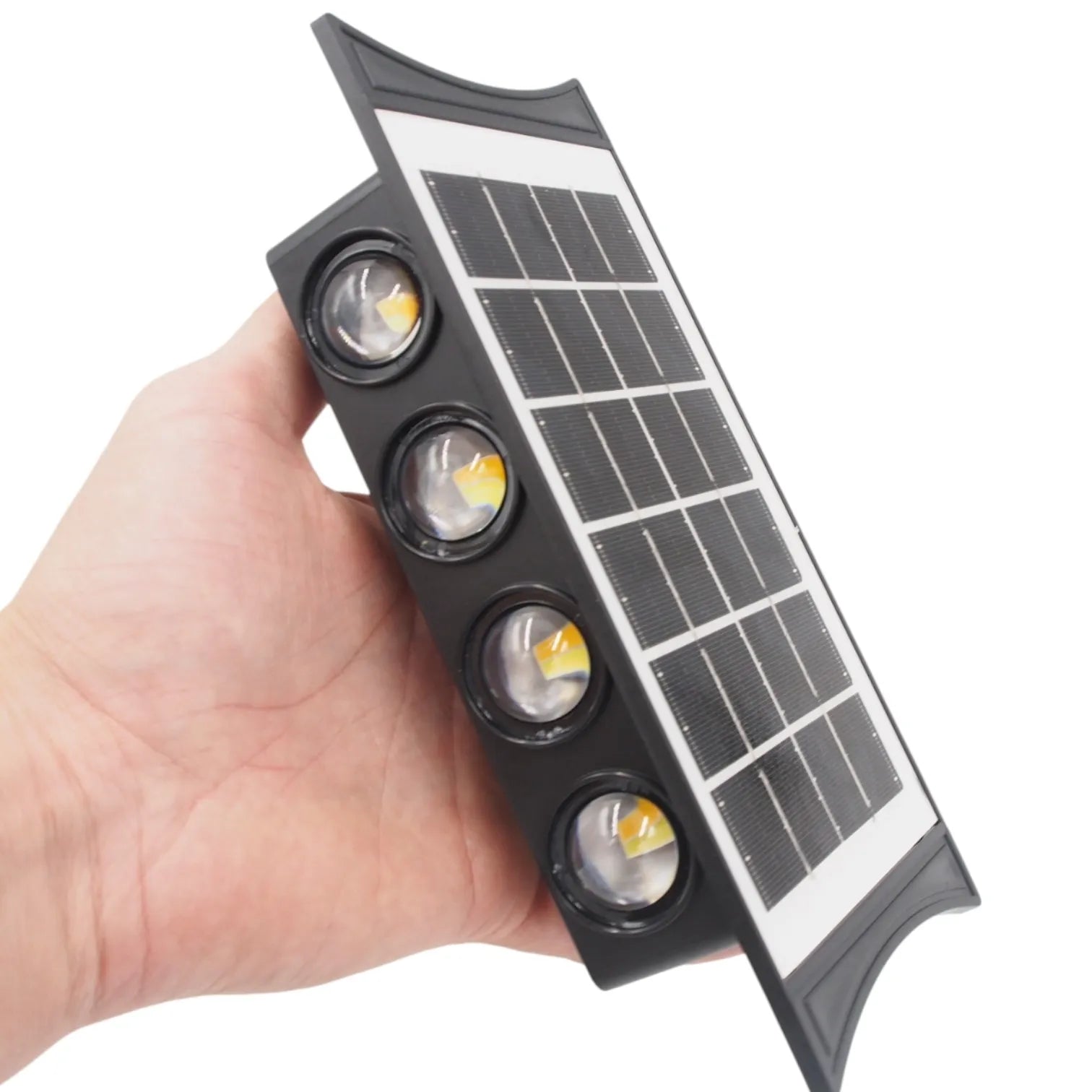 Boční LED svítidlo se solárním panelem