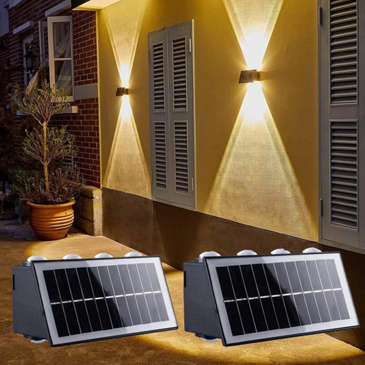 Boční LED svítidlo se solárním panelem