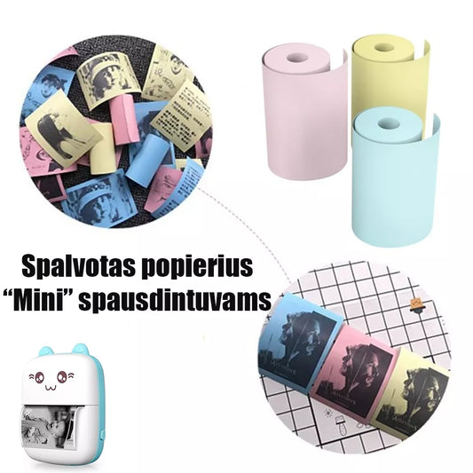 Barevný papír, 3 ks.