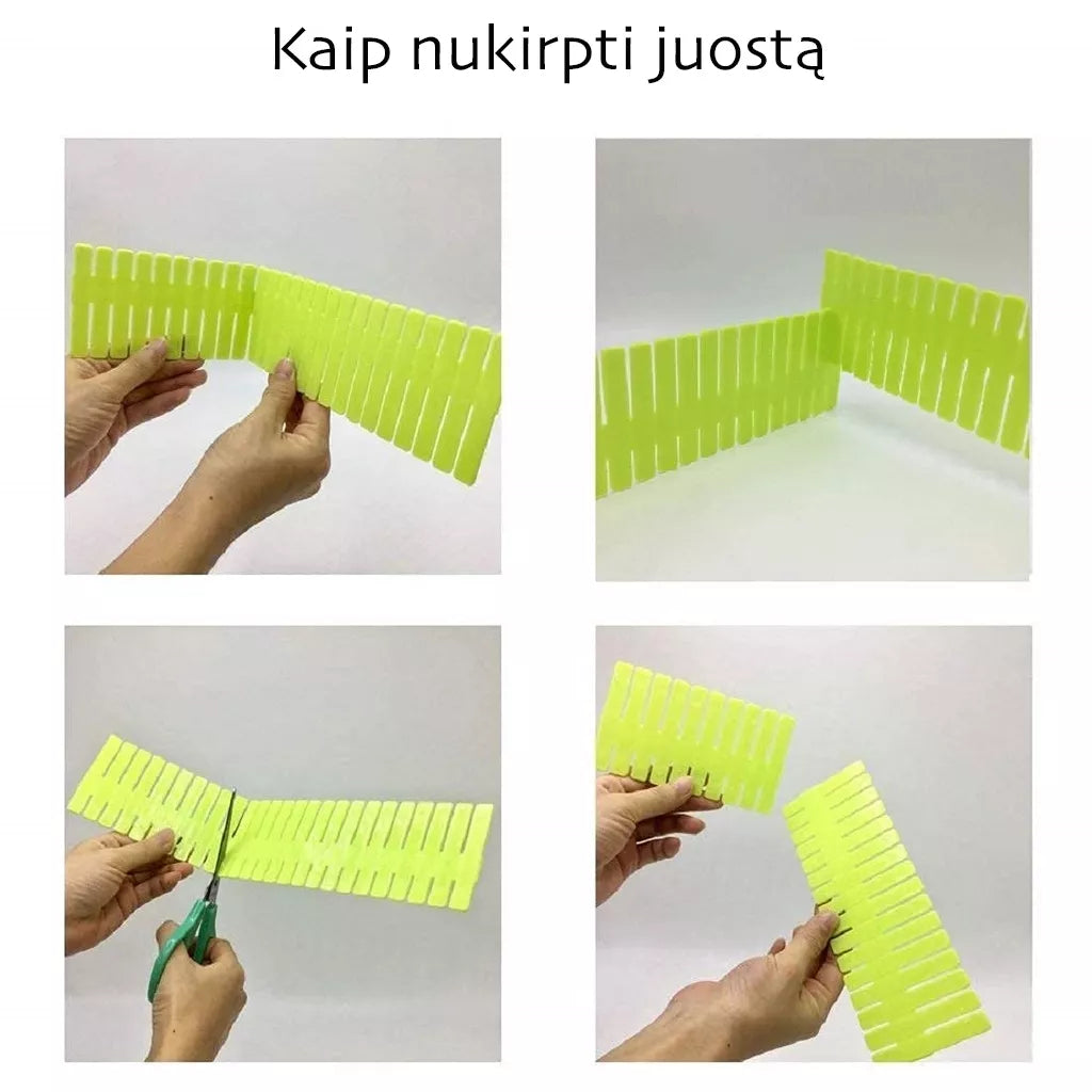 Sada přepážek do zásuvek, 4 ks