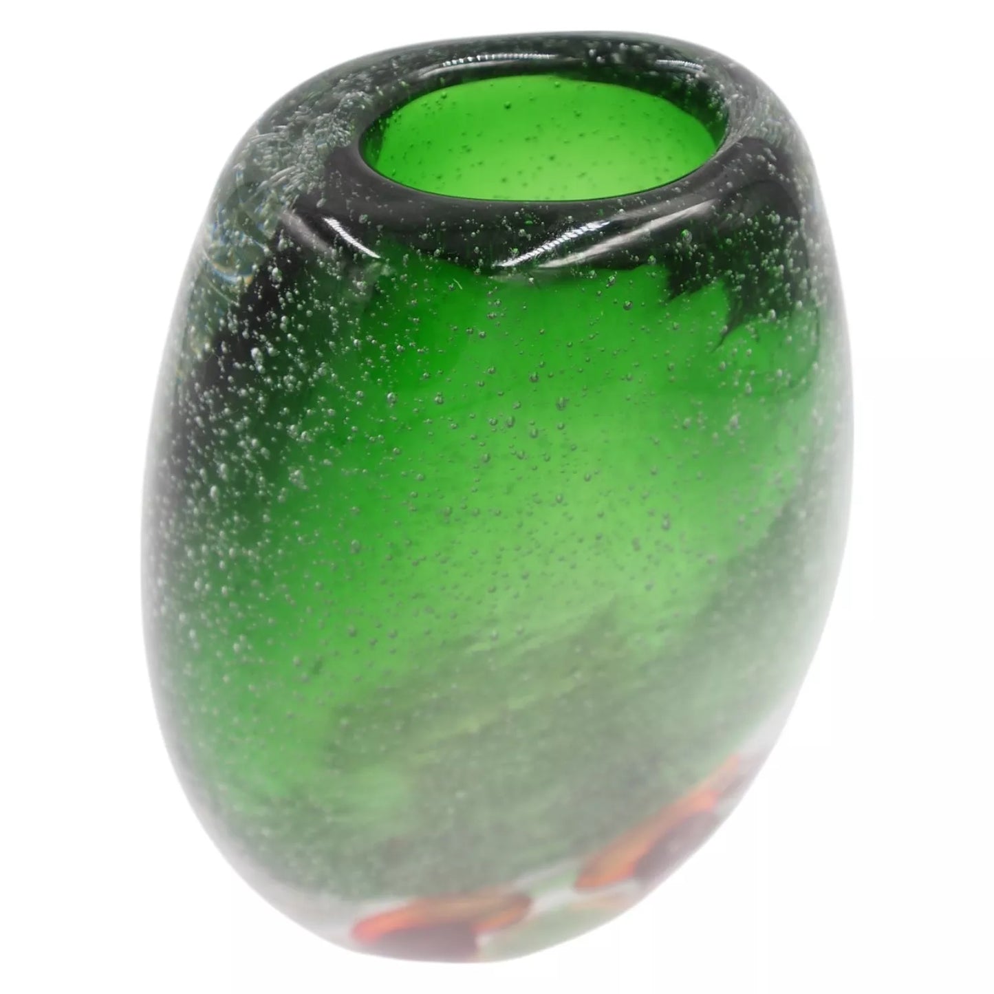 Skleněná váza, 17×7,5×20 cm – kolekce Forma Lumo
