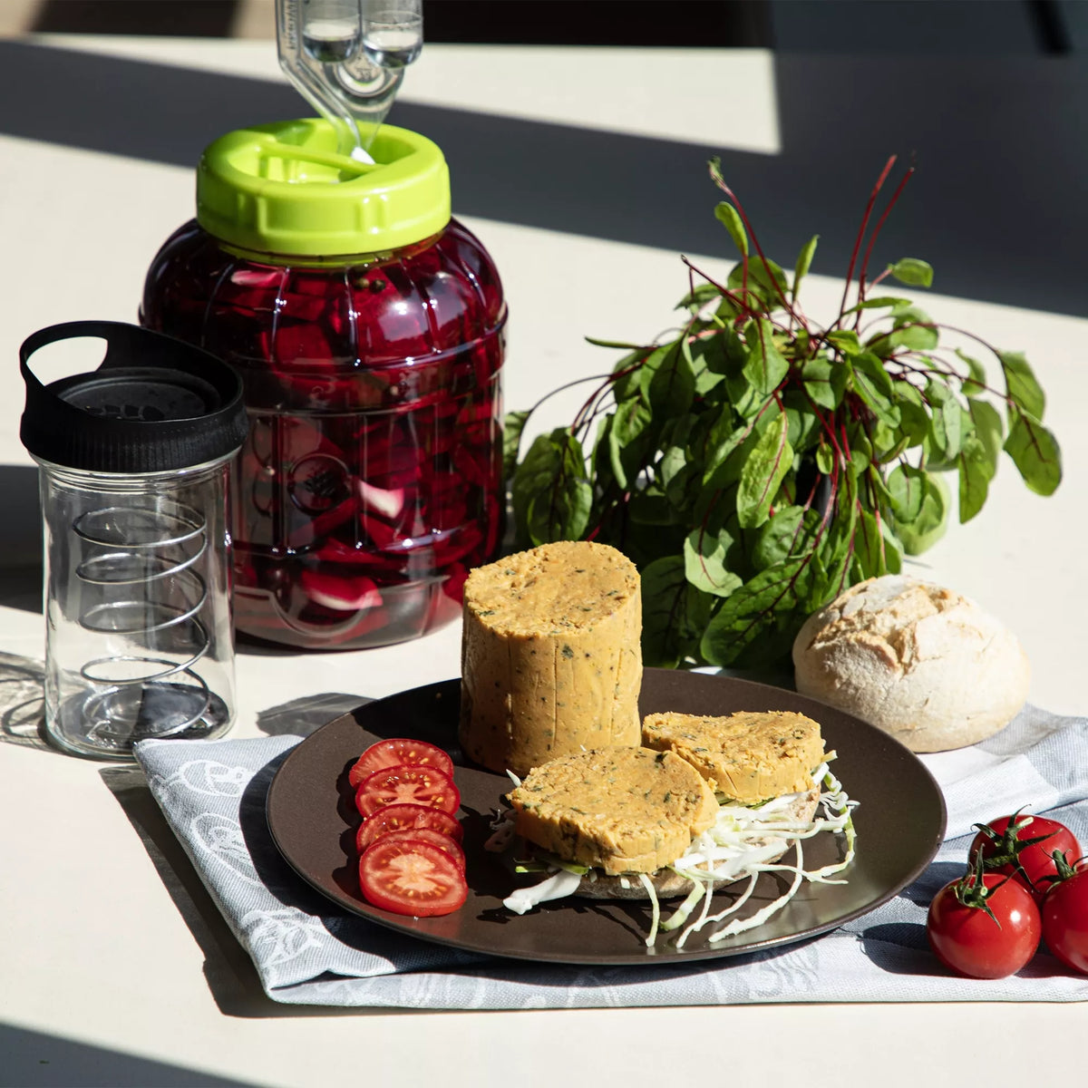 Skleněný presovací přístroj – sada DUO, 2× 450g nádoby