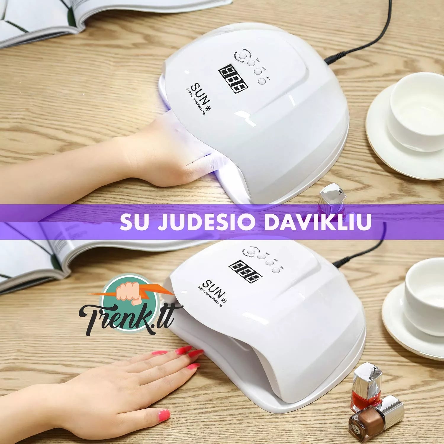 SUN 54W UV / LED hybridní lampa na nehty