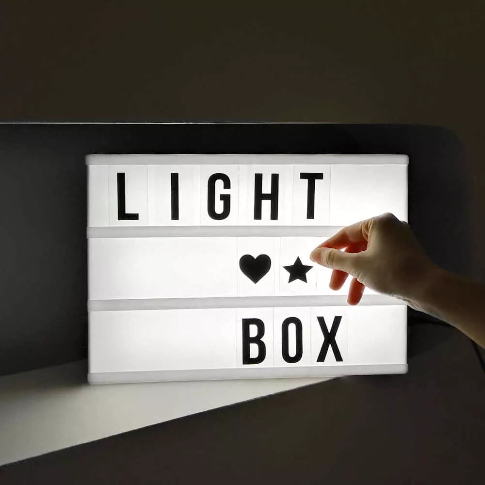 Barevná LED svítící tabule (30 x 22 cm)
