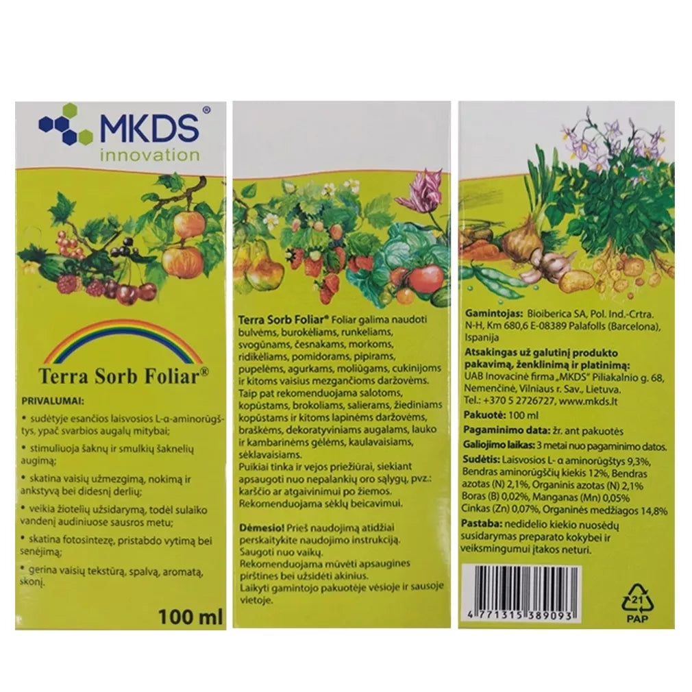 Terra Sorb Foliar aminokyseliny, 100 ml