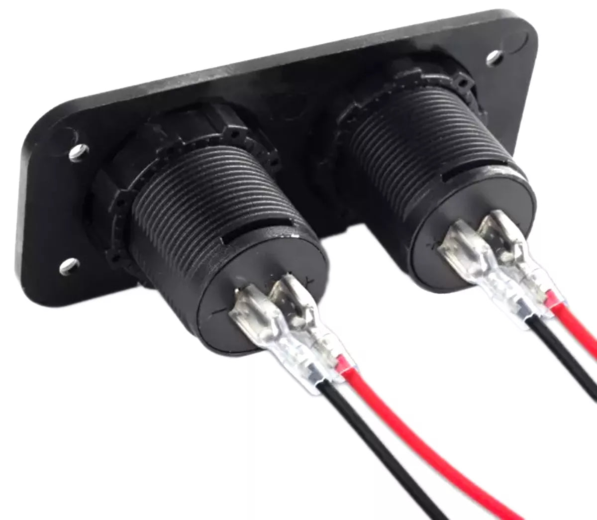 Montážní zásuvka do auta se dvěma USB